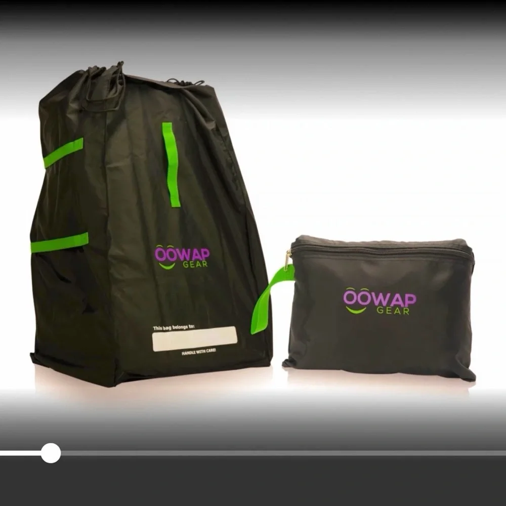 Oowap Car Seat Travel Bag Cover Protector Black - Like New